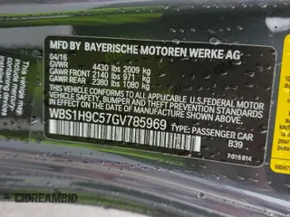 2016 BMW M2 z VIN WBS1H9C57GV785969, wystawiony jako Copart lot #81995033 z przebiegiem 53 184 mil mil oraz . Historia ofert i sprzedaży dostępna na DreamBid. Obrazek 14.