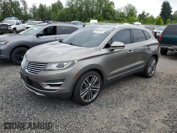 2016 Lincoln MKC Reserve with VIN 5LMTJ3DH3GUJ11911, listed as a Copart auction lot 58439465 with 107,441 mi miles and Salvage title. Bid and sale history available at DreamBid. Image 1.