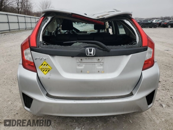 2015 Honda Fit LX with VIN 3HGGK5G52FM740860, listed as a Copart auction lot 44438335 with Not Provided miles and Salvage Title. Bid and sale history available at carsss.com. Image 6.