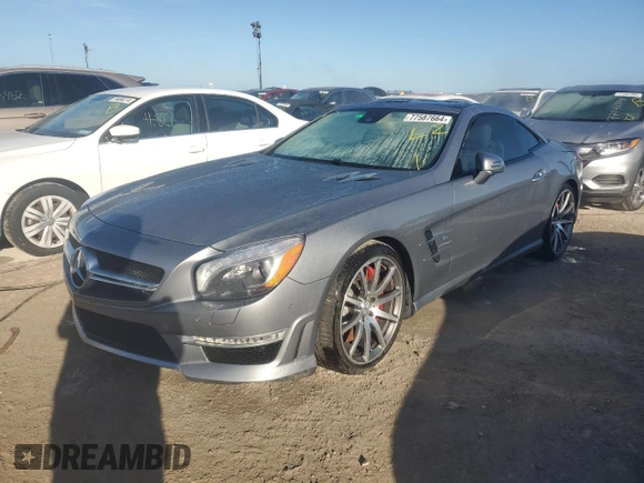 2013 Mercedes-Benz SL 63 AMG with VIN WDDJK7EA7DF015841, listed as a Copart auction lot 77587664 with Not provided miles and Non repairable. Bid and sale history available at DreamBid. Image 1.