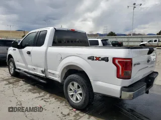 2017 Ford F-150 XL with VIN 1FTEX1EP9HKC44209, listed as a Copart auction lot 49645355 with 136,400 mi miles and Salvage Title. Bid and sale history available at carsss.com. Image 2.