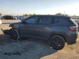 2018 Jeep Compass Sport with VIN 3C4NJCAB4JT411653, listed as a Copart auction lot 50566965 with 142,049 mi miles and Salvage Title. Bid and sale history available at carsss.com. Image 2.