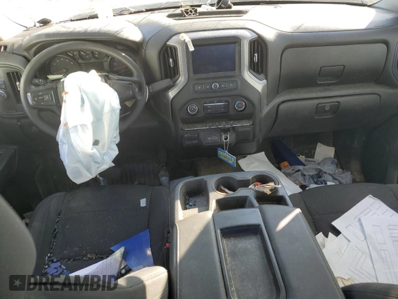 2021 Chevrolet Silverado 1500 Work Truck with VIN 1GCRWAEF0MZ158333, listed as a Copart auction lot 79717694 with Not Provided miles and Salvage Title. Bid and sale history available at DreamBid. Image 8.