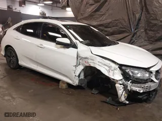 2017 Honda Civic Hatchback EX-L Navi with VIN SHHFK7H75HU400887, listed as a IAAI auction lot 41526827 with 75,104 mi miles. Bid and sale history available at carsss.com. Image 6.