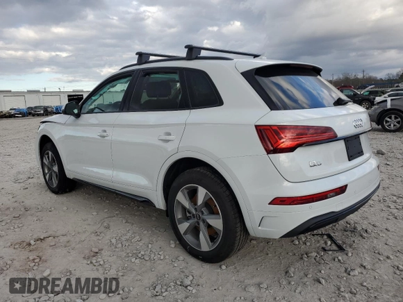 2024 Audi Q5 Premium Plus z VIN WA1BBAFY8R2131498, wystawiony jako Copart lot #44317935 z przebiegiem Nie podano mil oraz Szkoda całkowita • Salvage title. Historia ofert i sprzedaży dostępna na DreamBid. Obrazek 2.