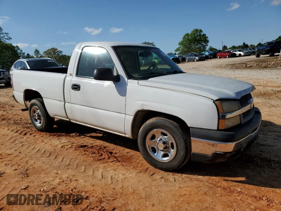 2004 Chevrolet Silverado 1500 LS with VIN 1GCEC14V14Z290940, listed as a Copart auction lot 52427055 with 74,745 mi miles and Salvage Title. Bid and sale history available at carsss.com. Image 4.