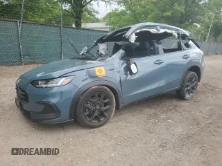 2024 Honda HR-V Sport with VIN 3CZRZ2H53RM738937, listed as a Copart auction lot 55918195 with 37,970 mi miles and Salvage title. Bid and sale history available at DreamBid. Image 1.