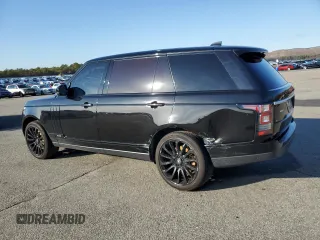 2017 Land Rover Range Rover with VIN SALGS5FE2HA322100, listed as a Copart auction lot 84340194 with 77,364 mi miles and Salvage title. Bid and sale history available at DreamBid. Image 2.