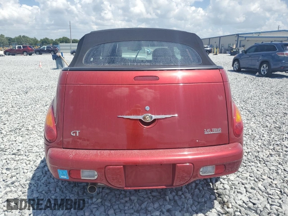 2005 Chrysler PT Cruiser GT with VIN 3C3AY75SX5T265779, listed as a Copart auction lot 51463755 with Not provided miles and Salvage title. Bid and sale history available at DreamBid. Image 6.