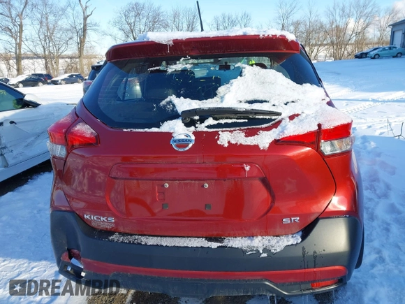 2019 Nissan Kicks SV with VIN 3N1CP5CU3KL482928, listed as a IAAI auction lot 41580205 with 43,944 mi miles. Bid and sale history available at carsss.com. Image 16.