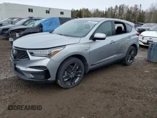 2021 Acura RDX w/A-Spec Package with VIN 5J8TC2H60ML803163, listed as a Copart auction lot 48052675 with 0 mi miles and Clean Title. Bid and sale history available at carsss.com. Image 1.