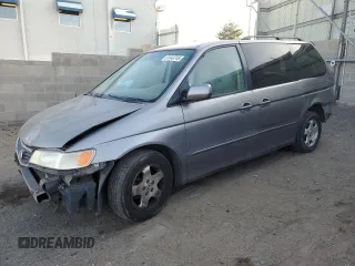 2000 Honda Odyssey EX with VIN 2HKRL1861YH527864, listed as a Copart auction lot 51343745 with 262,483 mi miles and Salvage Title. Bid and sale history available at DreamBid. Image 1.