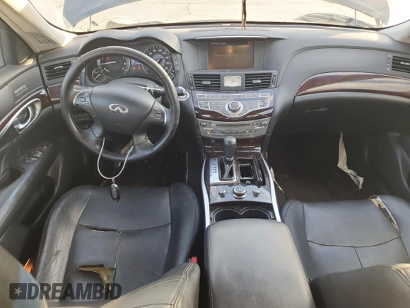 2011 Infiniti M37 with VIN JN1BY1APXBM320444, listed as a Copart auction lot 71220844 with 95,477 mi miles and Salvage Title. Bid and sale history available at carsss.com. Image 8.