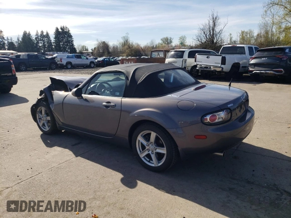 2006 Mazda MX-5 Miata Touring with VIN JM1NC25F760103494, listed as a Copart auction lot 50738485 with 117,089 mi miles and Salvage title. Bid and sale history available at DreamBid. Image 2.