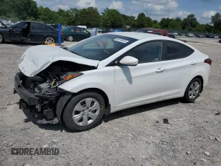2016 Hyundai Elantra SE with VIN 5NPDH4AE3GH727304, listed as a Copart auction lot 60914655 with 99,549 mi miles and Salvage title. Bid and sale history available at DreamBid. Image 1.