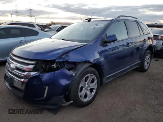 2013 Ford Edge SEL with VIN 2FMDK3J96DBB06267, listed as a Copart auction lot 84403014 with 192,050 mi miles and Salvage Title. Bid and sale history available at carsss.com. Image 1.