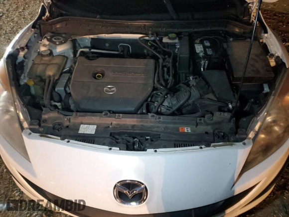 2010 Mazda 3 i SV with VIN JM1BL1SF8A1321433, listed as a Copart auction lot 87724715 with 120,424 mi miles and Salvage Title. Bid and sale history available at DreamBid. Image 11.
