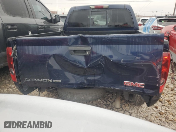 2008 GMC Canyon SLE1 with VIN 1GTCS13E388166904, listed as a Copart auction lot 87927505 with 127,218 mi miles and Salvage Title. Bid and sale history available at carsss.com. Image 6.