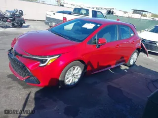 2024 Toyota Corolla Hatchback SE with VIN JTND4MBE6R3228453, listed as a IAAI auction lot 41751901 with 7,126 mi miles. Bid and sale history available at carsss.com. Image 2.