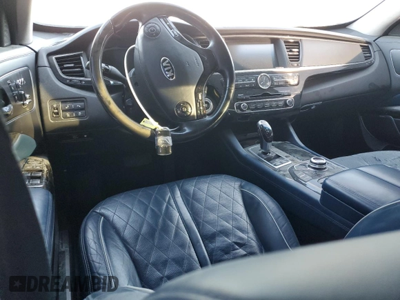 2015 Kia K900 Luxury with VIN KNALW4D46F6027271, listed as a Copart auction lot 88256555 with 118,805 mi miles and Salvage Title. Bid and sale history available at carsss.com. Image 8.