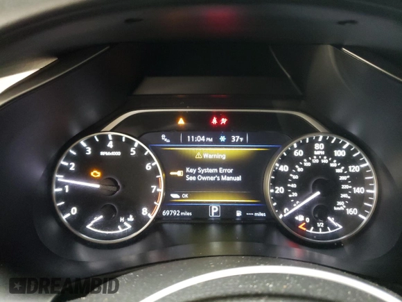 2020 Nissan Murano S with VIN 5N1AZ2AS5LN159427, listed as a Copart auction lot 42204405 with 69,792 mi miles and Salvage Title. Bid and sale history available at DreamBid. Image 9.