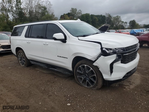 2022 Chevrolet Suburban RST with VIN 1GNSKEKD0NR227148, listed as a Copart auction lot 73282254 with 48,160 mi miles and Salvage Title. Bid and sale history available at carsss.com. Image 4.