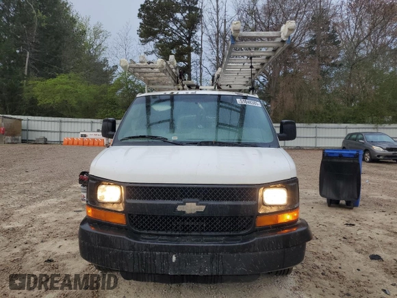 2010 Chevrolet Express Cargo with VIN 1GCZGFBG7A1138291, listed as a Copart auction lot 51048385 with 217,024 mi miles and Salvage title. Bid and sale history available at DreamBid. Image 5.