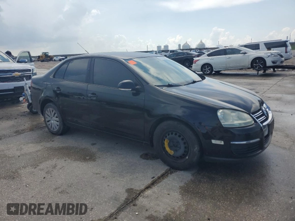 2010 Volkswagen Jetta S with VIN 3VWJZ7AJ3AM029692, listed as a Copart auction lot 61743435 with Not provided miles and Salvage title. Bid and sale history available at DreamBid. Image 4.