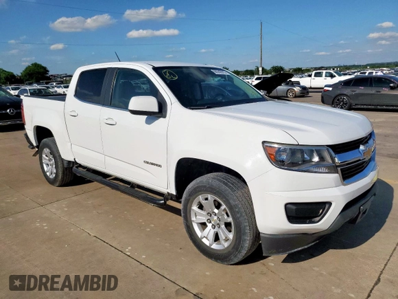 2019 Chevrolet Colorado 2WD LT with VIN 1GCGSCEN4K1109282, listed as a Copart auction lot 56242815 with 54,980 mi miles and Salvage Title. Bid and sale history available at DreamBid. Image 4.