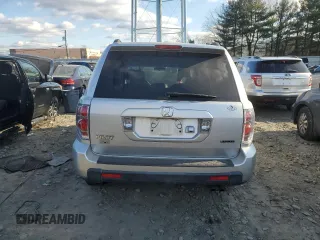 2006 Honda Pilot EX-L with VIN 2HKYF18786H544413, listed as a Copart auction lot 82155654 with 80,434 mi miles and Salvage Title. Bid and sale history available at DreamBid. Image 6.