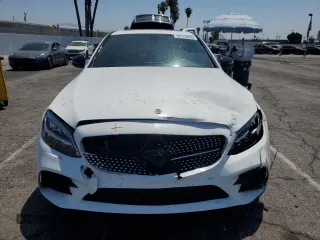 2021 Mercedes-Benz C 300 with VIN W1KWF8DB8MR618693, listed as a Copart auction lot 59123095 with 29,877 mi miles and Salvage title. Bid and sale history available at DreamBid. Image 5.