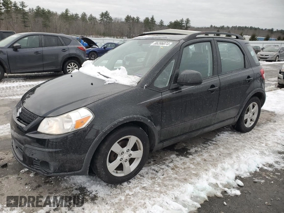 2012 Suzuki SX4 Crossover with VIN JS2YB5A30C6306884, listed as a Copart auction lot 86396074 with 91,557 mi miles and Salvage Title. Bid and sale history available at carsss.com. Image 1.