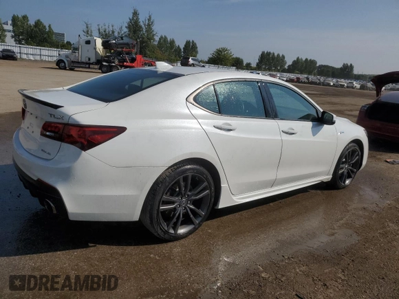 2020 Acura TLX w/Technology Pkg with VIN 19UUB3F41LA801737, listed as a Copart auction lot 67714444 with 0 mi miles and Clean Title. Bid and sale history available at carsss.com. Image 3.