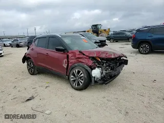 2018 Nissan Kicks SV with VIN 3N1CP5CU6JL527908, listed as a Copart auction lot 43878705 with 81,433 mi miles and Salvage Title. Bid and sale history available at carsss.com. Image 10.