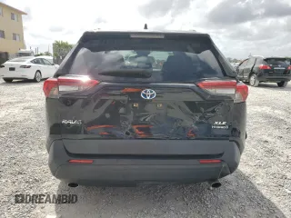 2019 Toyota RAV4 Hybrid XLE with VIN JTMRWRFV3KD020929, listed as a Copart auction lot 51827345 with 79,991 mi miles and Non Repairable. Bid and sale history available at carsss.com. Image 6.