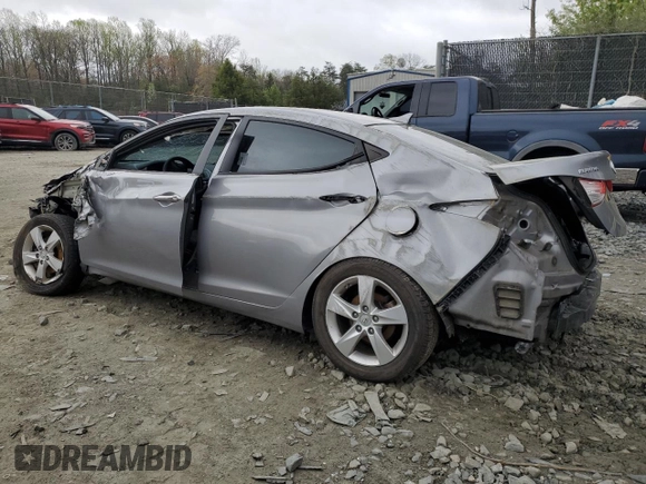 2013 Hyundai Elantra Limited with VIN KMHDH4AE3DU550699, listed as a Copart auction lot 51569925 with 257,212 mi miles and Salvage Title. Bid and sale history available at carsss.com. Image 2.