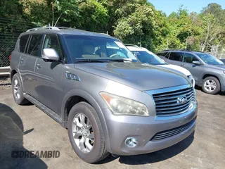 2011 Infiniti QX56 7-passenger z VIN JN8AZ2NE2B9001082, wystawiony jako IAAI lot #42099158 z przebiegiem 219 685 mil mil oraz . Historia ofert i sprzedaży dostępna na DreamBid. Obrazek 1.