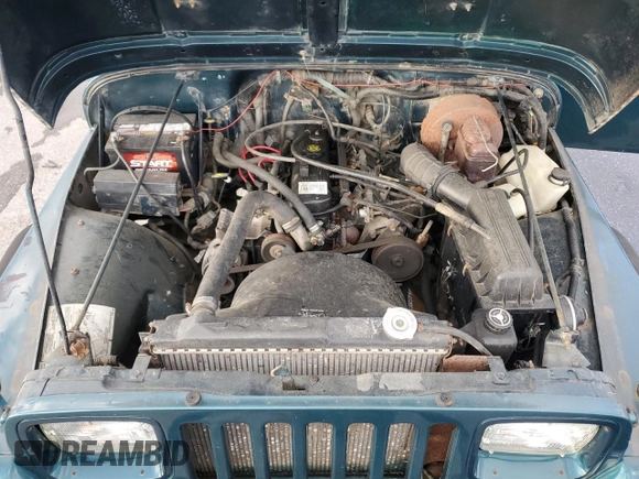 1995 Jeep Wrangler S with VIN 1J4FY19P6SP235662, listed as a Copart auction lot 47806625 with 160,994 mi miles and Clean Title. Bid and sale history available at carsss.com. Image 11.