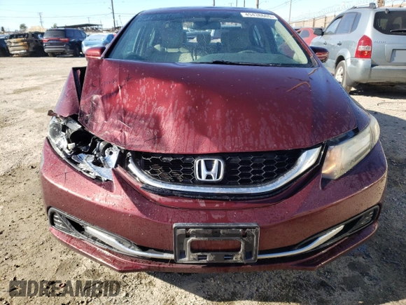 2015 Honda Civic EX with VIN 19XFB2F86FE241381, listed as a Copart auction lot 49438605 with 148,567 mi miles and Salvage Title. Bid and sale history available at DreamBid. Image 5.