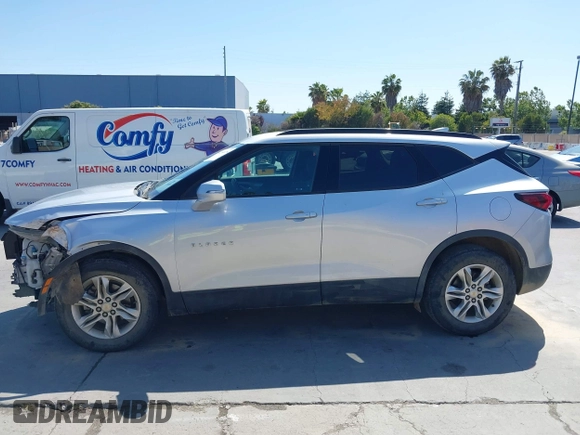 2020 Chevrolet Blazer LT with VIN 3GNKBHRS3LS570083, listed as a IAAI auction lot 42500284 with 46,491 mi miles and . Bid and sale history available at DreamBid. Image 14.