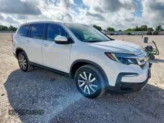 2022 Honda Pilot EX-L with VIN 5FNYF6H59NB003105, listed as a Copart auction lot 62998185 with 50,238 mi miles and Clean title. Bid and sale history available at DreamBid. Image 4.