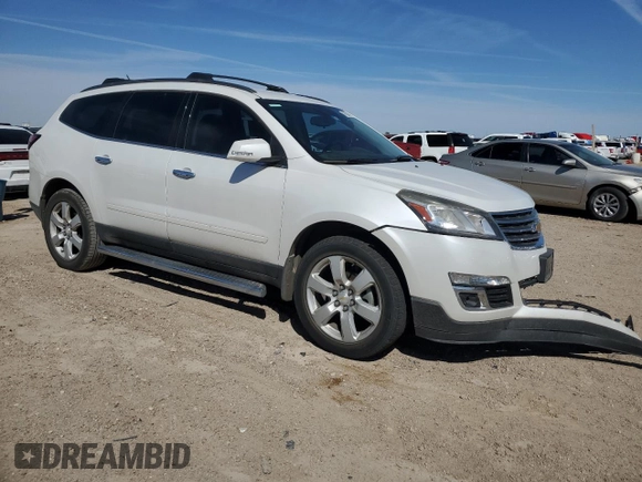 2017 Chevrolet Traverse LT with VIN 1GNKRGKDXHJ292633, listed as a Copart auction lot 49739035 with 76,439 mi miles and Salvage Title. Bid and sale history available at DreamBid. Image 4.