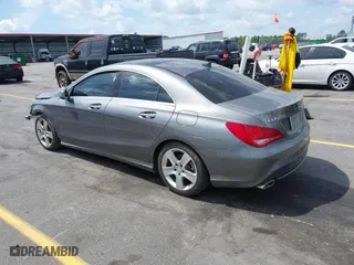 2015 Mercedes-Benz CLA-Class CLA 250 with VIN WDDSJ4EB2FN184172, listed as a IAAI auction lot 42090953 with 129,617 mi miles. Bid and sale history available at carsss.com. Image 3.