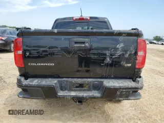 2021 Chevrolet Colorado 2WD LT with VIN 1GCGSCEN9M1291306, listed as a Copart auction lot 51780585 with 63,691 mi miles and Salvage Title. Bid and sale history available at DreamBid. Image 6.