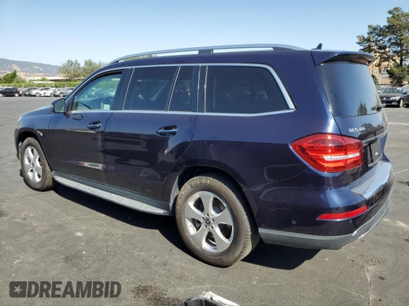 2018 Mercedes-Benz GLS 450 with VIN 4JGDF6EE9JB112806, listed as a Copart auction lot 63669265 with 22,131 mi miles and Salvage title. Bid and sale history available at DreamBid. Image 2.