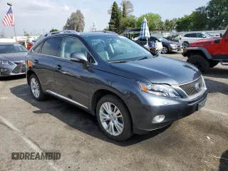 2010 Lexus RX 450h z VIN JTJBC1BA1A2022331, wystawiony jako Copart lot #53989405 z przebiegiem 90 228 mil mil oraz Szkoda całkowita • Salvage title. Historia ofert i sprzedaży dostępna na DreamBid. Obrazek 4.