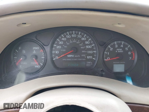 2003 Chevrolet Impala LS with VIN 2G1WH52K739441349, listed as a IAAI auction lot 41912188 with 214,052 mi miles and . Bid and sale history available at DreamBid. Image 7.