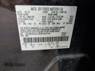 2013 Ford Edge Limited z VIN 2FMDK3KC2DBA64738, wystawiony jako Copart lot #64892235 z przebiegiem 222 061 mil mil oraz Czysty tytuł • Clean title. Historia ofert i sprzedaży dostępna na DreamBid. Obrazek 13.