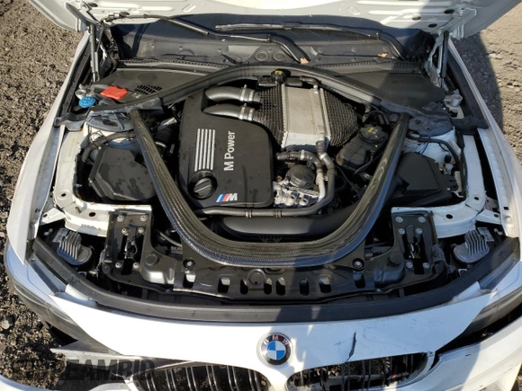 2018 BMW M4 with VIN WBS4Y9C57JAA92303, listed as a Copart auction lot 38811093 with 0 mi miles. Bid and sale history available at carsss.com. Image 12.