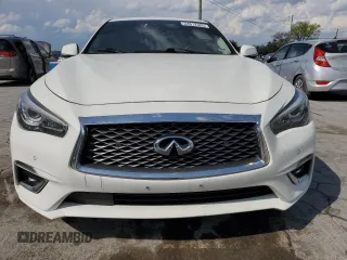 2019 Infiniti Q50 Luxe with VIN JN1EV7AR0KM552352, listed as a Copart auction lot 52812385 with 50,376 mi miles and Salvage Title. Bid and sale history available at carsss.com. Image 5.